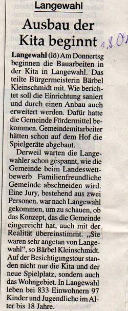 Ausriss Märkische Oderzeitung