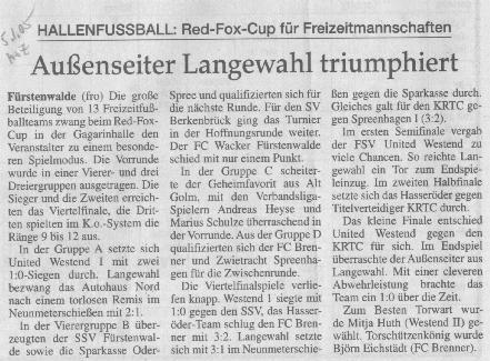 Bericht Fußball, MOZ 05.01.2005