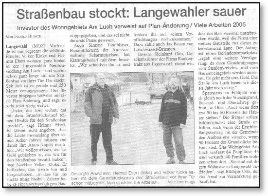 Quelle des Bildes: MOZ 01.12.2004