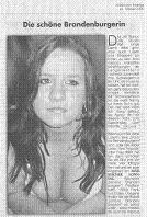 Zeitungsausriss Märkischer Sonntag 26.2.2006